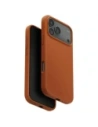 Etui UNIQ Lino do Apple iPhone 17 Pro Max Magclick Charging pomarańczowy