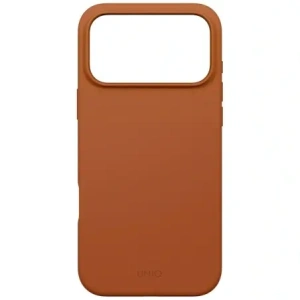 Etui UNIQ Lino do Apple iPhone 17 Pro Max Magclick Charging pomarańczowy
