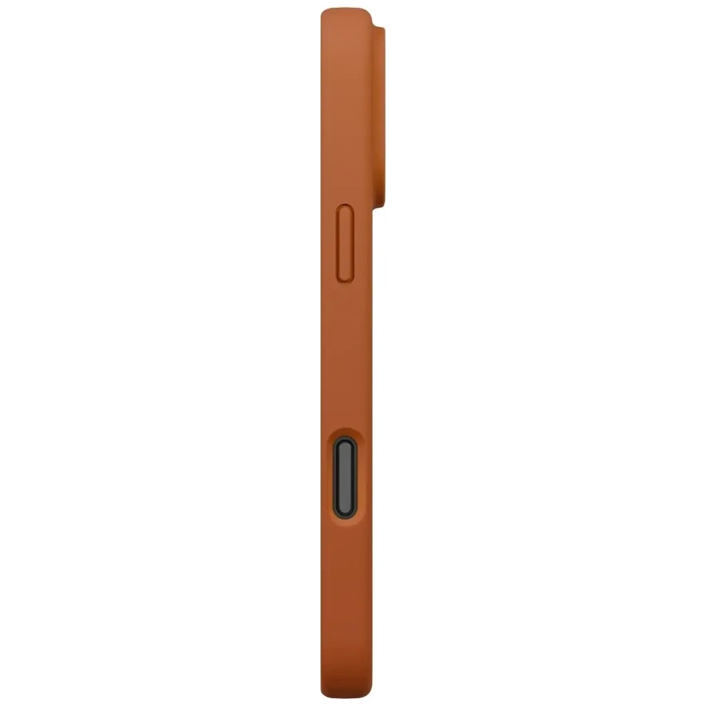 Etui UNIQ Lino do Apple iPhone 17 Pro Max Magclick Charging pomarańczowy