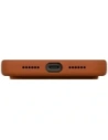 Etui UNIQ Lino do Apple iPhone 17 Pro Max Magclick Charging pomarańczowy