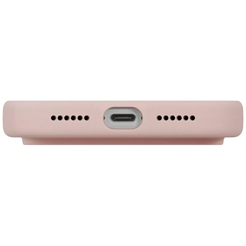 Etui UNIQ Lino do Apple iPhone 17 Pro Max Magclick Charging różowy