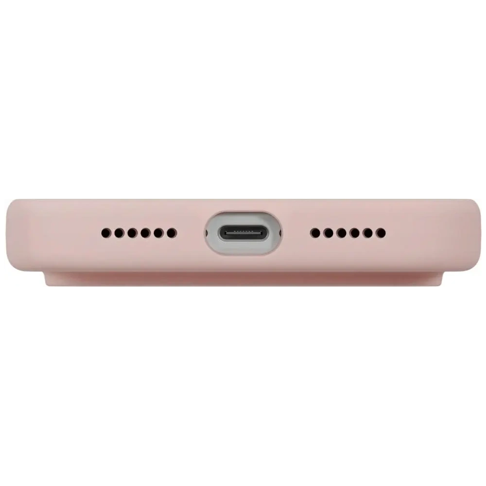 Etui UNIQ Lino do Apple iPhone 17 Pro Max Magclick Charging różowy