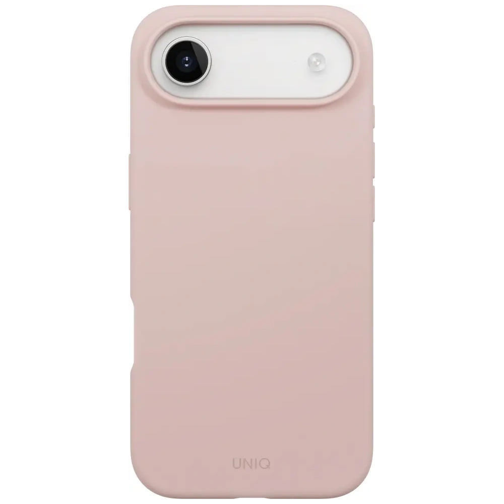 Etui UNIQ Lino do Apple iPhone Air Magclick Charging różowy