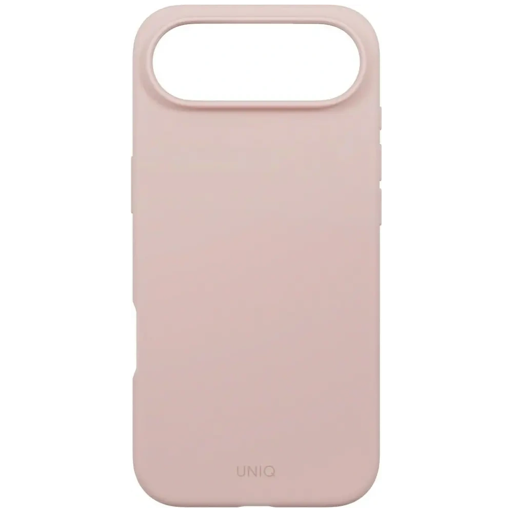 Etui UNIQ Lino do Apple iPhone Air Magclick Charging różowy