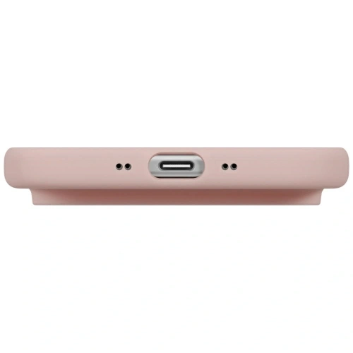 Etui UNIQ Lino do Apple iPhone Air Magclick Charging różowy