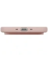 Etui UNIQ Lino do Apple iPhone Air Magclick Charging różowy
