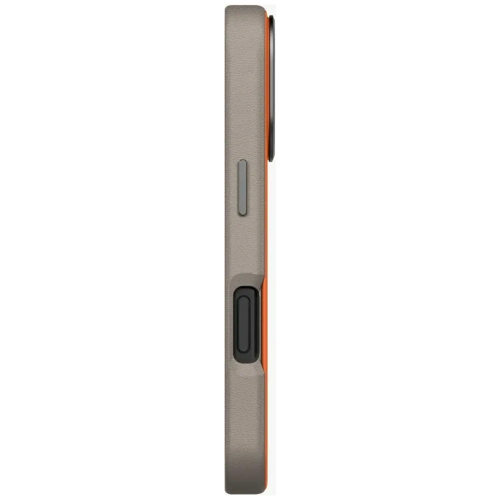 Etui UNIQ Lyden DS do Apple iPhone 17 Pro Magclick Charging pomarańczowo/szary