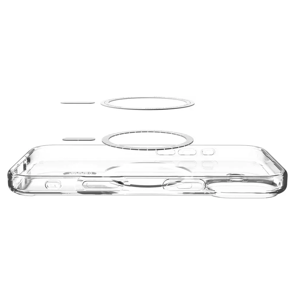 Etui Spigen Ultra Hybrid Mag MagSafe do Apple iPhone 17 Clear/graphite