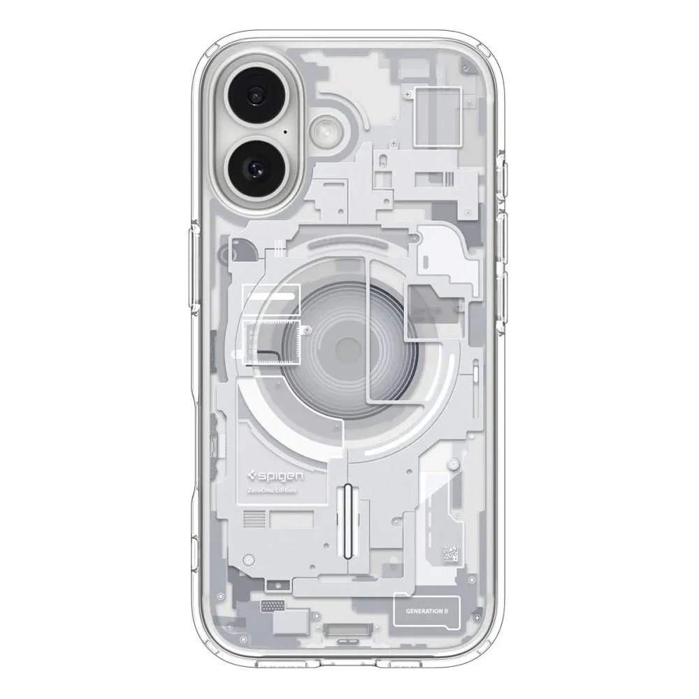 Etui Spigen Ultra Hybrid Mag MagSafe do Apple iPhone 17 Zero One White