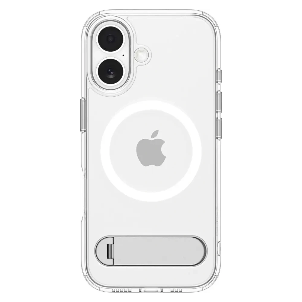 Etui Spigen Ultra Hybrid S Mag MagSafe do Apple iPhone 17 Clear/white