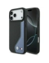 Etui BMW M Carbon Logo MagSafe do Apple iPhone 17 Pro Max niebieski