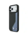 Etui BMW M Carbon Logo MagSafe do Apple iPhone 17 Pro Max niebieski