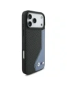 Etui BMW M Carbon Logo MagSafe do Apple iPhone 17 Pro Max niebieski