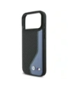 Etui BMW M Carbon Logo MagSafe do Apple iPhone 17 Pro Max niebieski