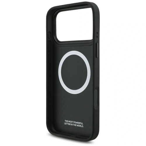 Etui BMW M Carbon Logo MagSafe do Apple iPhone 17 Pro Max niebieski