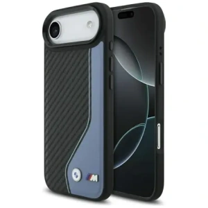 Etui BMW M Carbon Logo MagSafe do Apple iPhone Air niebieski