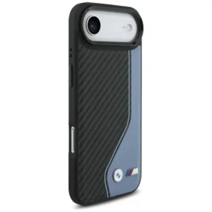 Etui BMW M Carbon Logo MagSafe do Apple iPhone Air niebieski