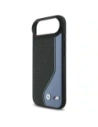 Etui BMW M Carbon Logo MagSafe do Apple iPhone Air niebieski