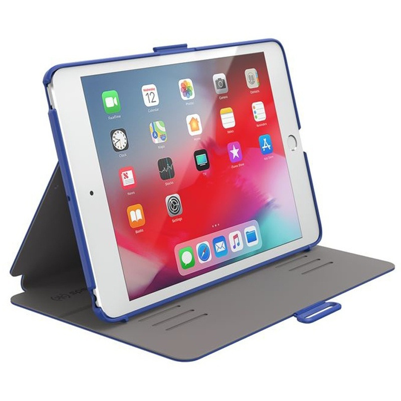 Speck Distributor - 848709072658 - SPK105GRY - Speck Balance Folio iPad mini 5 2019 / mini 4 Blueberry Blue/Ash Grey - B2B homescreen