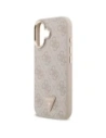 Etui Guess 4G Triangle Logo MagSafe do Apple iPhone 17 różowy złoty