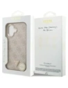 Etui Guess 4G Triangle Logo MagSafe do Apple iPhone 17 różowy złoty