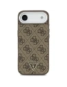 Etui Guess 4G Triangle Logo MagSafe do Apple iPhone Air brązowy srebrny
