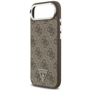 Etui Guess 4G Triangle Logo MagSafe do Apple iPhone Air brązowy srebrny