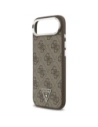 Etui Guess 4G Triangle Logo MagSafe do Apple iPhone Air brązowy srebrny