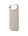 Etui Guess 4G Triangle Logo MagSafe do Apple iPhone Air różowy złoty