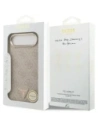 Etui Guess 4G Triangle Logo MagSafe do Apple iPhone Air różowy złoty
