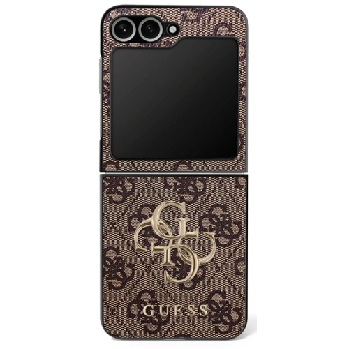 Etui Guess Big 4G Logo Classic Logo do Samsung Galaxy Z Flip7 brązowy