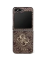 Etui Guess Big 4G Logo Classic Logo do Samsung Galaxy Z Flip7 brązowy