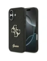 Etui Guess Fixed Glitter Big 4G do Apple iPhone 17 czarny