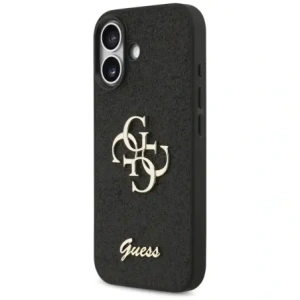 Etui Guess Fixed Glitter Big 4G do Apple iPhone 17 czarny