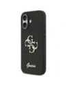 Etui Guess Fixed Glitter Big 4G do Apple iPhone 17 czarny