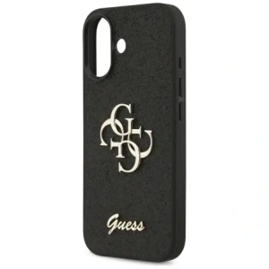 Etui Guess Fixed Glitter Big 4G do Apple iPhone 17 czarny