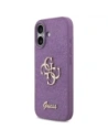 Etui Guess Fixed Glitter Big 4G do Apple iPhone 17 liliowy