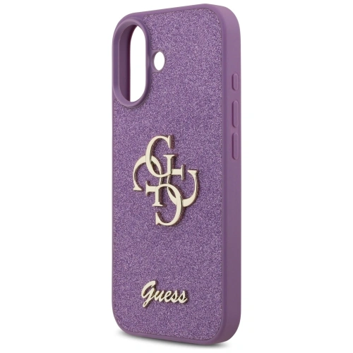 Etui Guess Fixed Glitter Big 4G do Apple iPhone 17 liliowy