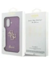 Etui Guess Fixed Glitter Big 4G do Apple iPhone 17 liliowy