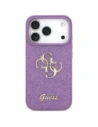 Etui Guess Fixed Glitter Big 4G do Apple iPhone 17 Pro liliowy
