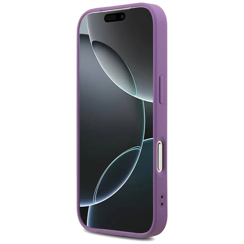 Etui Guess Fixed Glitter Big 4G do Apple iPhone 17 Pro liliowy