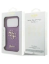 Etui Guess Fixed Glitter Big 4G do Apple iPhone 17 Pro liliowy