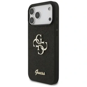 Etui Guess Fixed Glitter Big 4G do Apple iPhone 17 Pro Max czarny