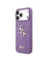 Etui Guess Fixed Glitter Big 4G do Apple iPhone 17 Pro Max liliowy