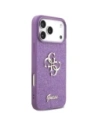 Etui Guess Fixed Glitter Big 4G do Apple iPhone 17 Pro Max liliowy