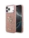 Etui Guess Fixed Glitter Big 4G do Apple iPhone 17 Pro Max różowy