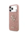 Etui Guess Fixed Glitter Big 4G do Apple iPhone 17 Pro Max różowy