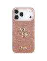 Etui Guess Fixed Glitter Big 4G do Apple iPhone 17 Pro Max różowy