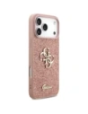 Etui Guess Fixed Glitter Big 4G do Apple iPhone 17 Pro Max różowy