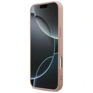 Etui Guess Fixed Glitter Big 4G do Apple iPhone 17 Pro Max różowy